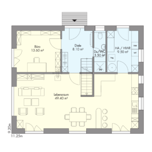 Schwedenhaus Breitenburg Grundriss Erdgeschoss